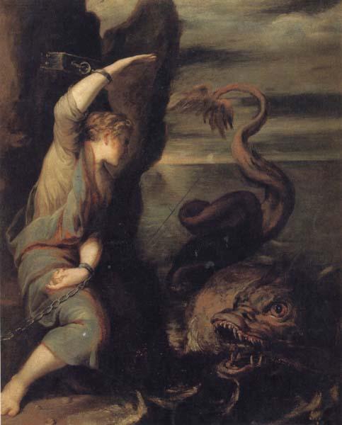 ESCALANTE, Juan Antonio Frias y Andromeda and the Monster oil painting image